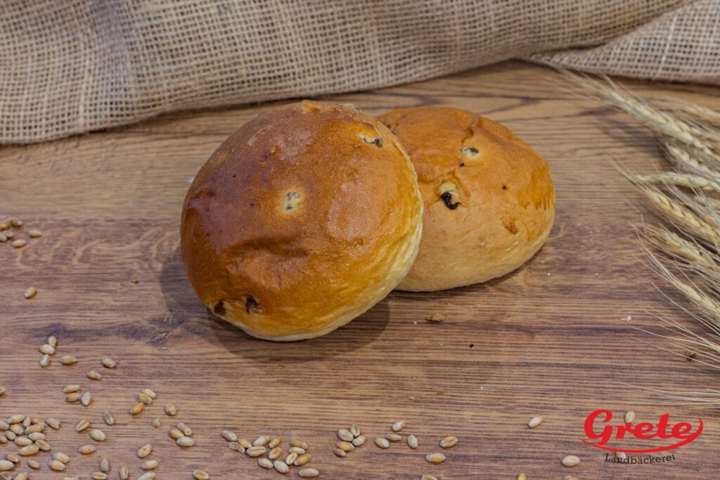 Milchbrötchen mit Rosinen - Landbäckerei Grete