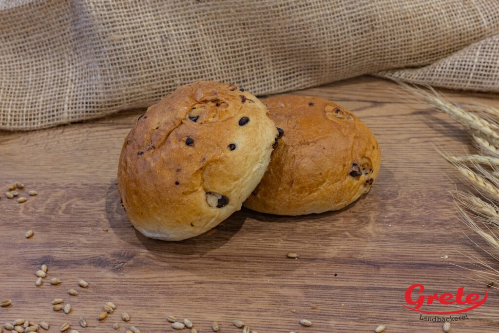 Milchbrötchen mit Schokolade - Landbäckerei Grete